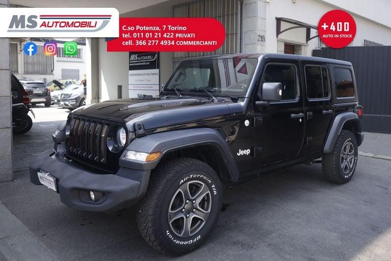Jeep Wrangler Jeep Wrangler 2.2 Multijet II Unlimited Auto 4WD Night Eagle Unicoproprietario