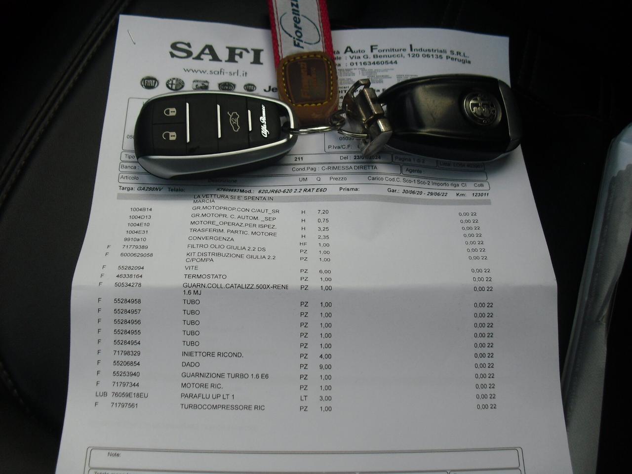 Alfa Romeo Giulia 2.2 Turbodiesel 190 CV AT8 Executive, MOTORE NUOVO DA CASA MADRE!!