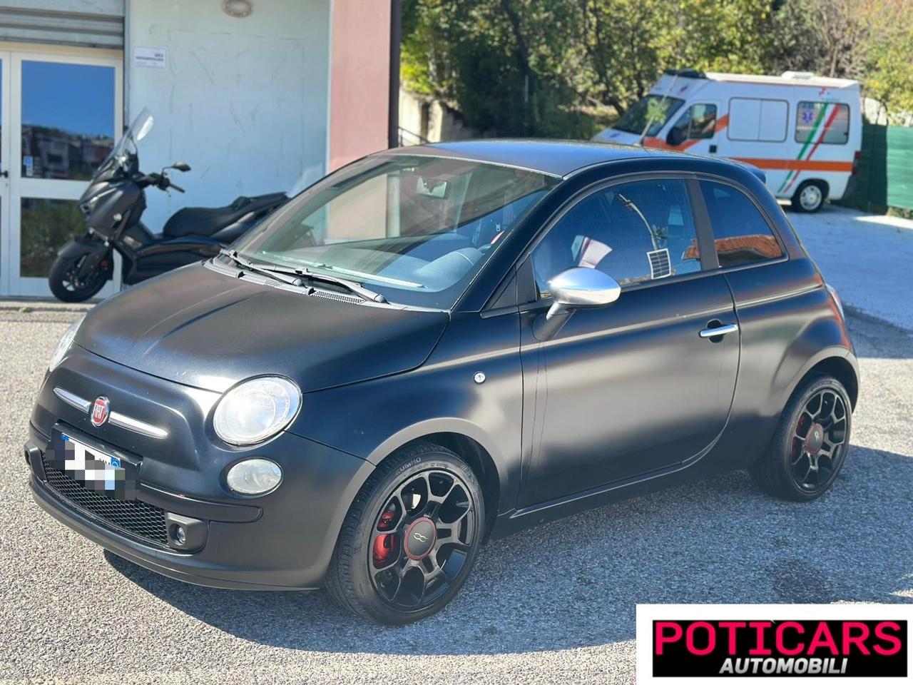 Fiat 500 1.3 Multijet 16V 95 matt black