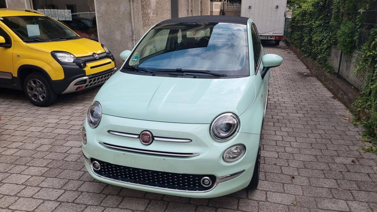Fiat 500 C 1.2 Lounge 69 cv anno 2017 km 54000