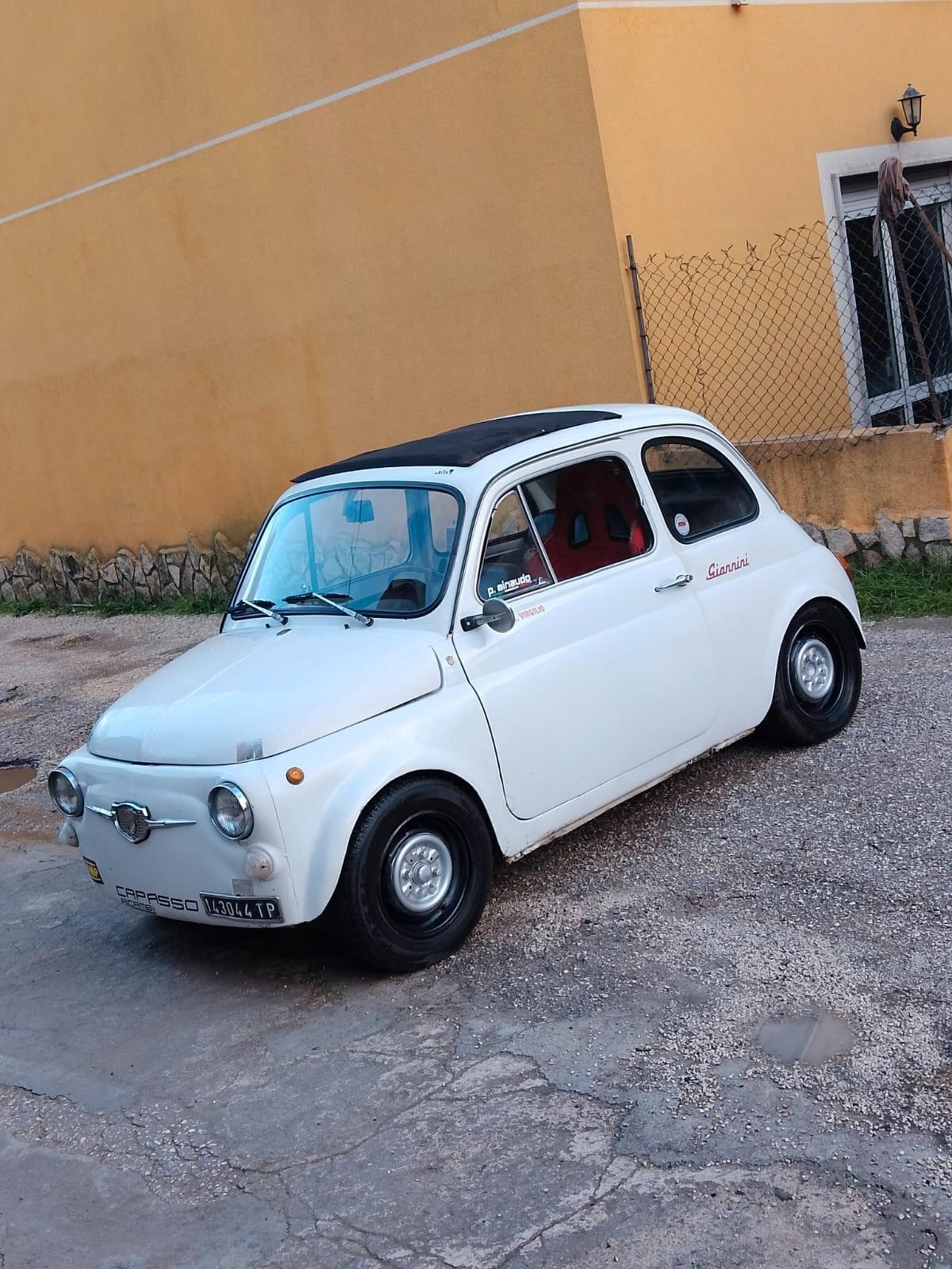 Fiat 500 PREPARAZIONE STRADALE-ASSETTO COMPLETO CORSA, COMPRESO FRENI MAGGIORATI-