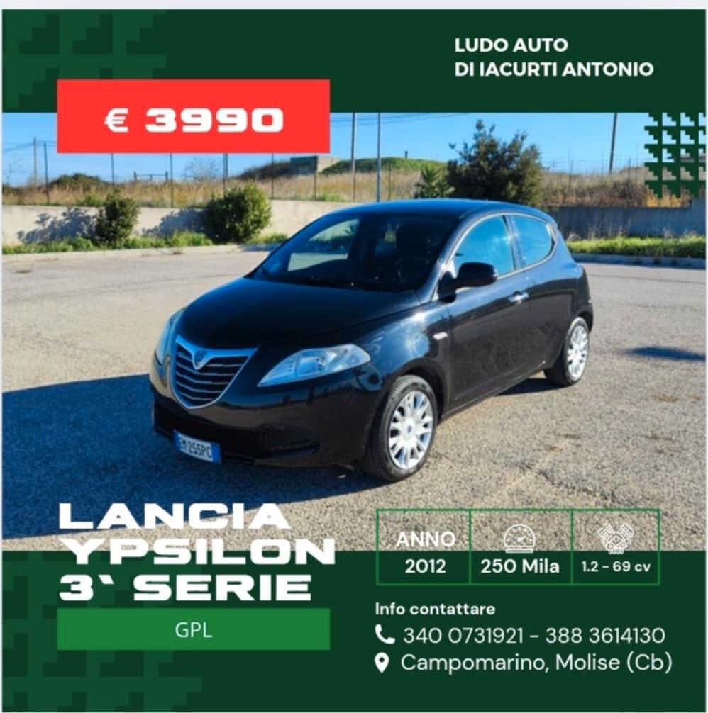 Lancia Ypsilon 1.2 69 CV 5 porte GPL Ecochic Platinum