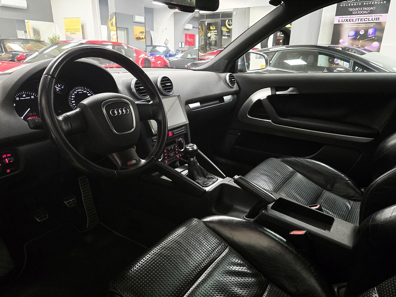 Audi A3 II 3P 2.0 tfsi QUATTRO 265cv FRIZIONE + VOLANO NUOVI €3500_GARANZIA 12 MESI_FULL OPTIONAL_TETTO_AUDIO BOSE