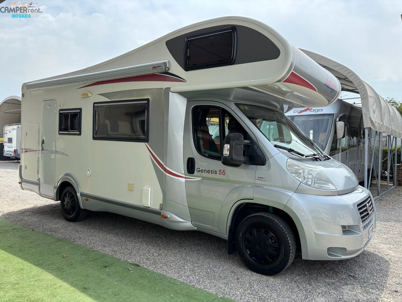 CHALLENGER GENESIS 55 - mansardato con letti a castello in coda