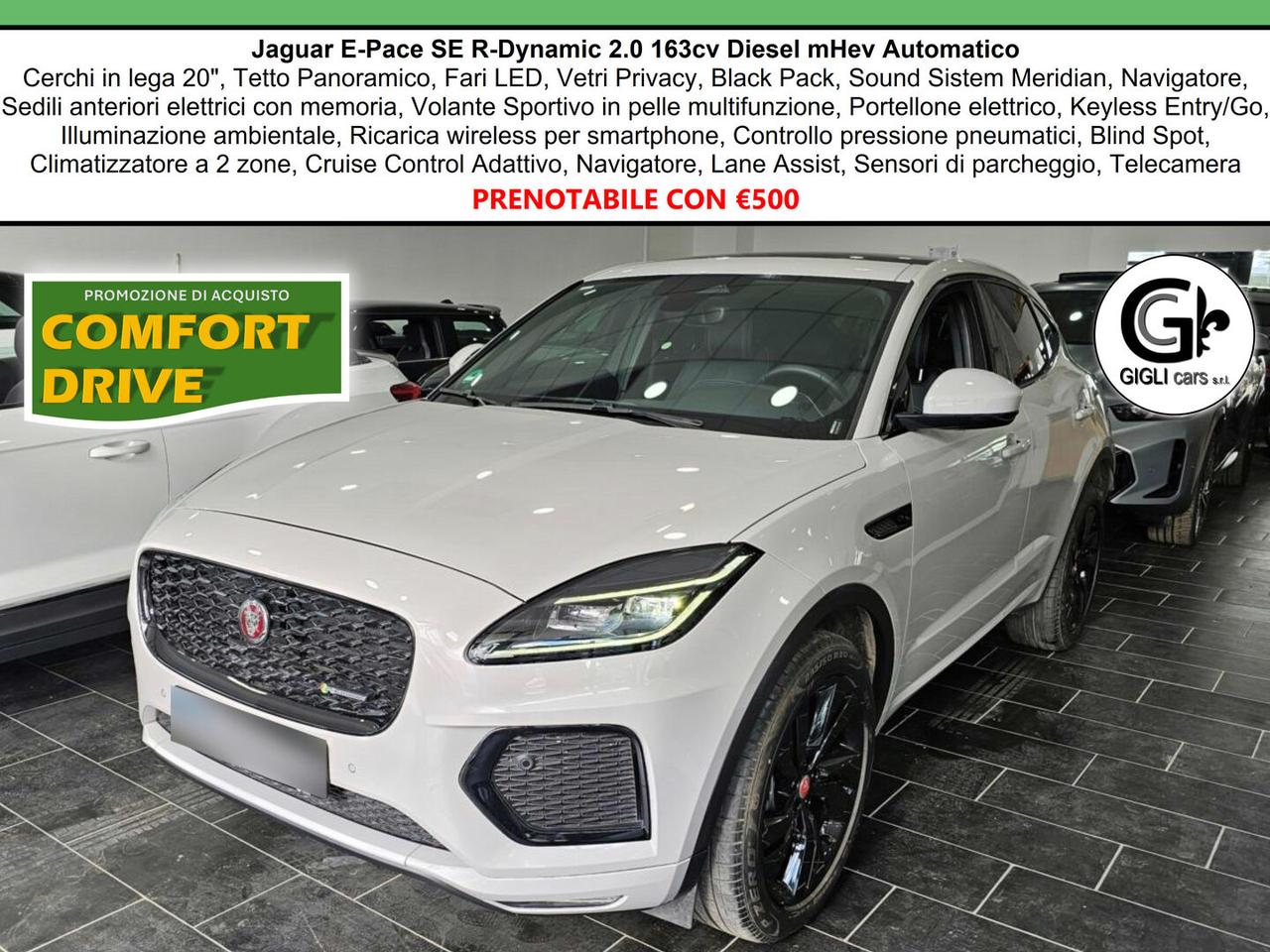Jaguar E-Pace R-Dynamic SE Navi Camera Tetto C.20" LED BlackPack