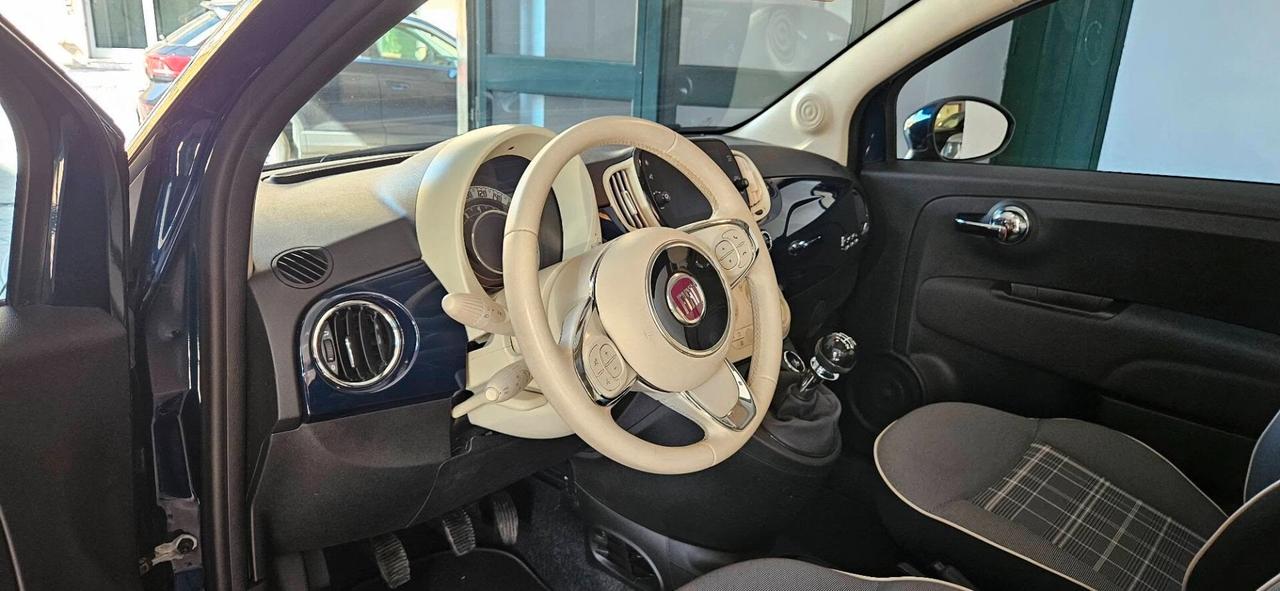 Fiat 500 1.2 Lounge (4 Cilindri) Tetto Panorama Genn 2020