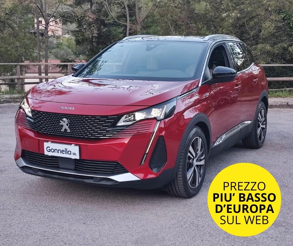 Peugeot 3008 Hybrid4 300cv e-EAT8 GT PREZZO REALE