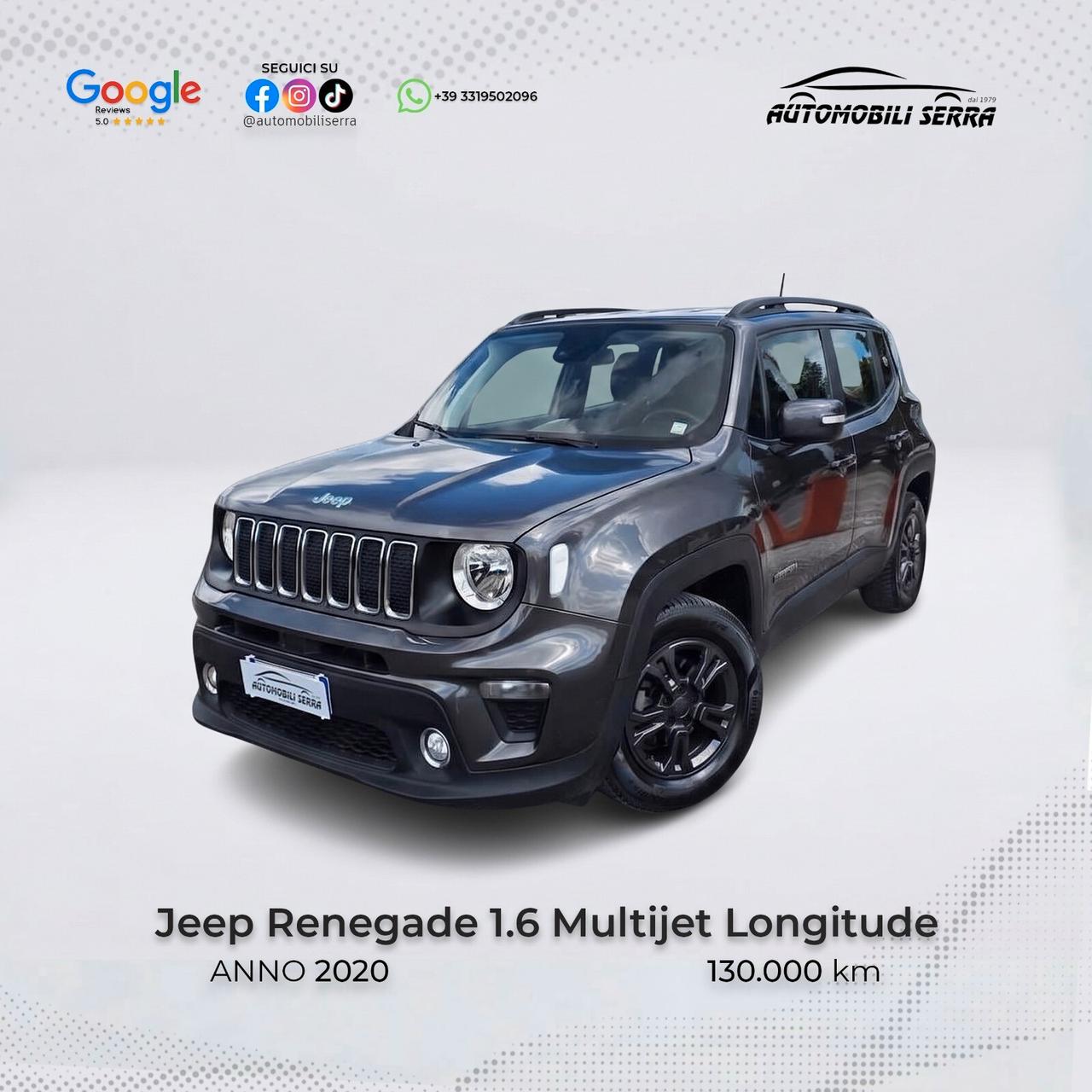 Jeep Renegade 1.6 Mjt 130 CV Longitude