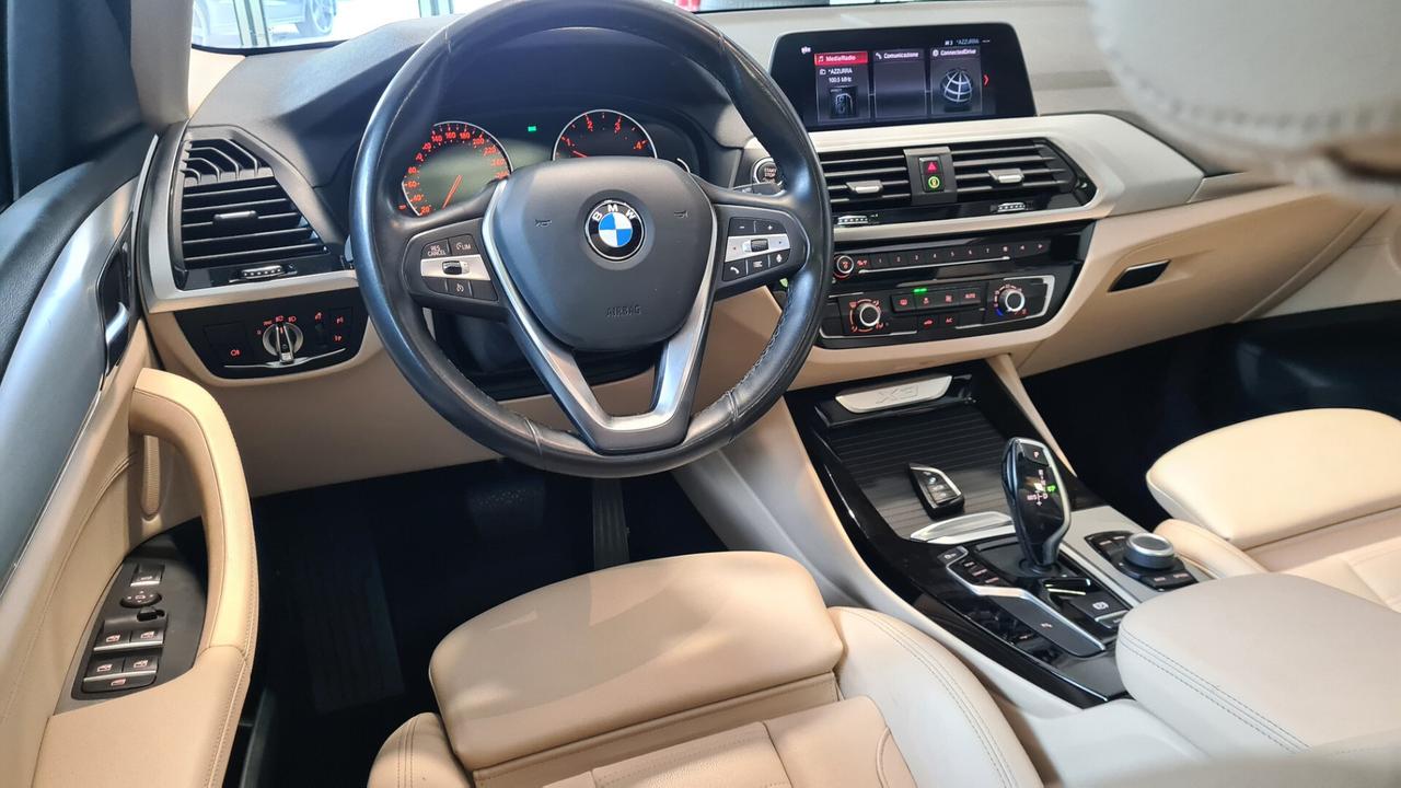 Bmw X3 sDrive 2.0D 150cv TETTO- PELLE- TG. UFF. BMW