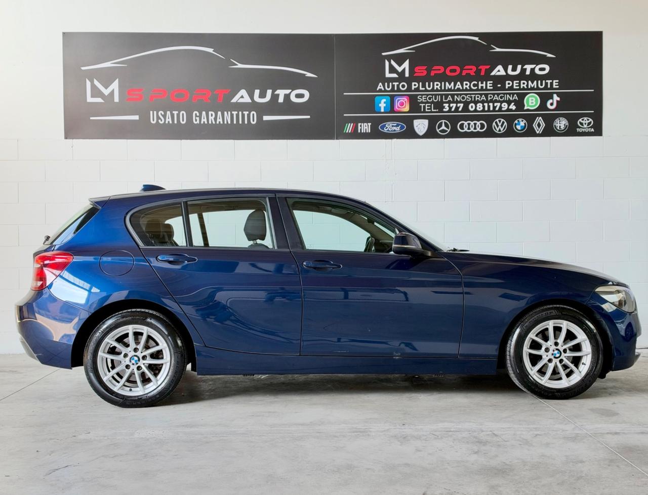 Bmw 114 114i 5p. IDEALE NOPATENTATI GARANZ 12 MESI