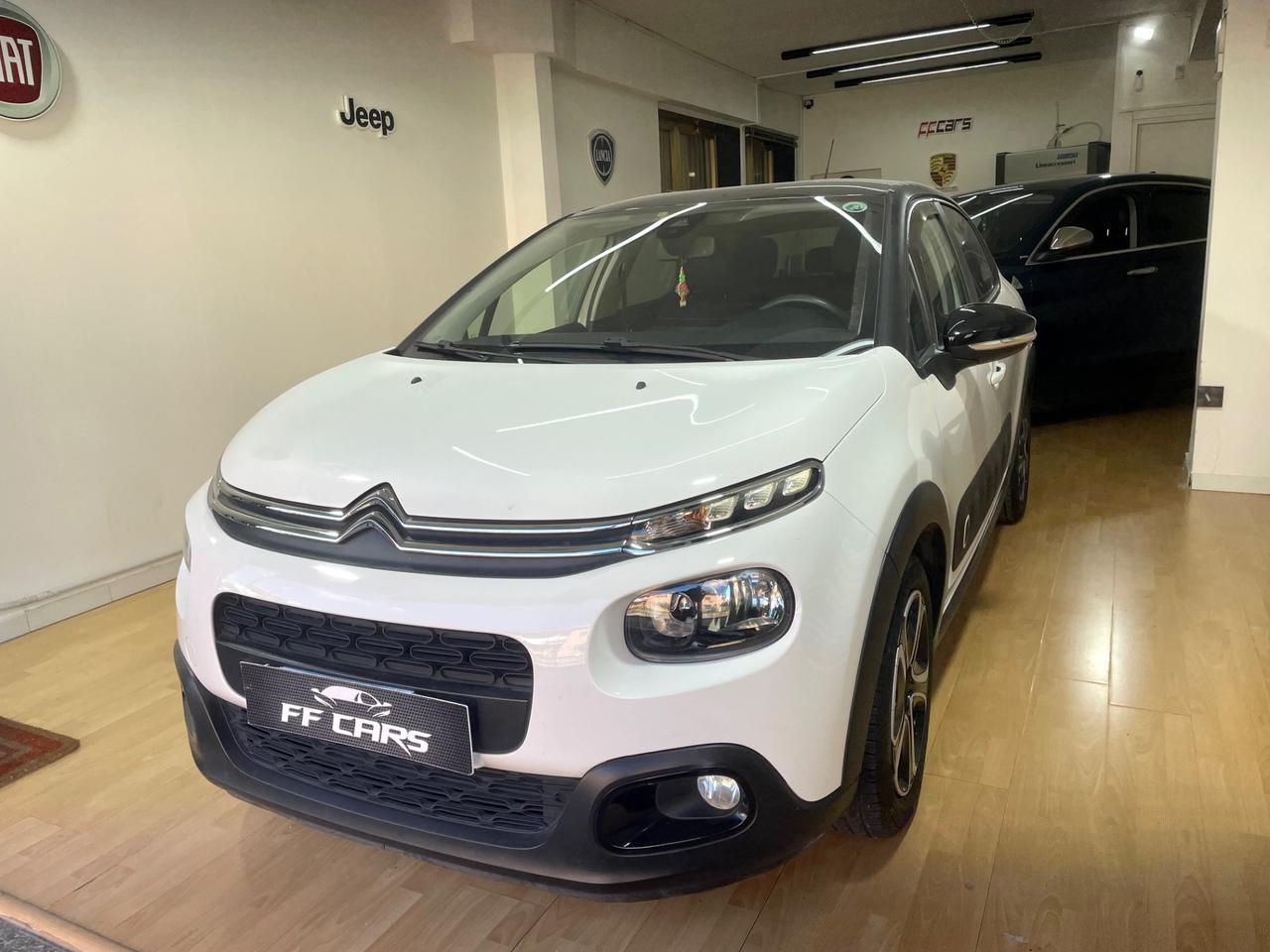 Citroen C3 BlueHDi 100 S&S Feel tetto bicolore 2018 ITALIANA
