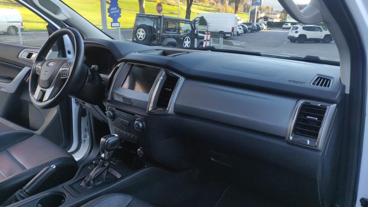 FORD RANGER 2.0 AUTOMATICA 213 CV DC Limited GANCIO TRAINO
