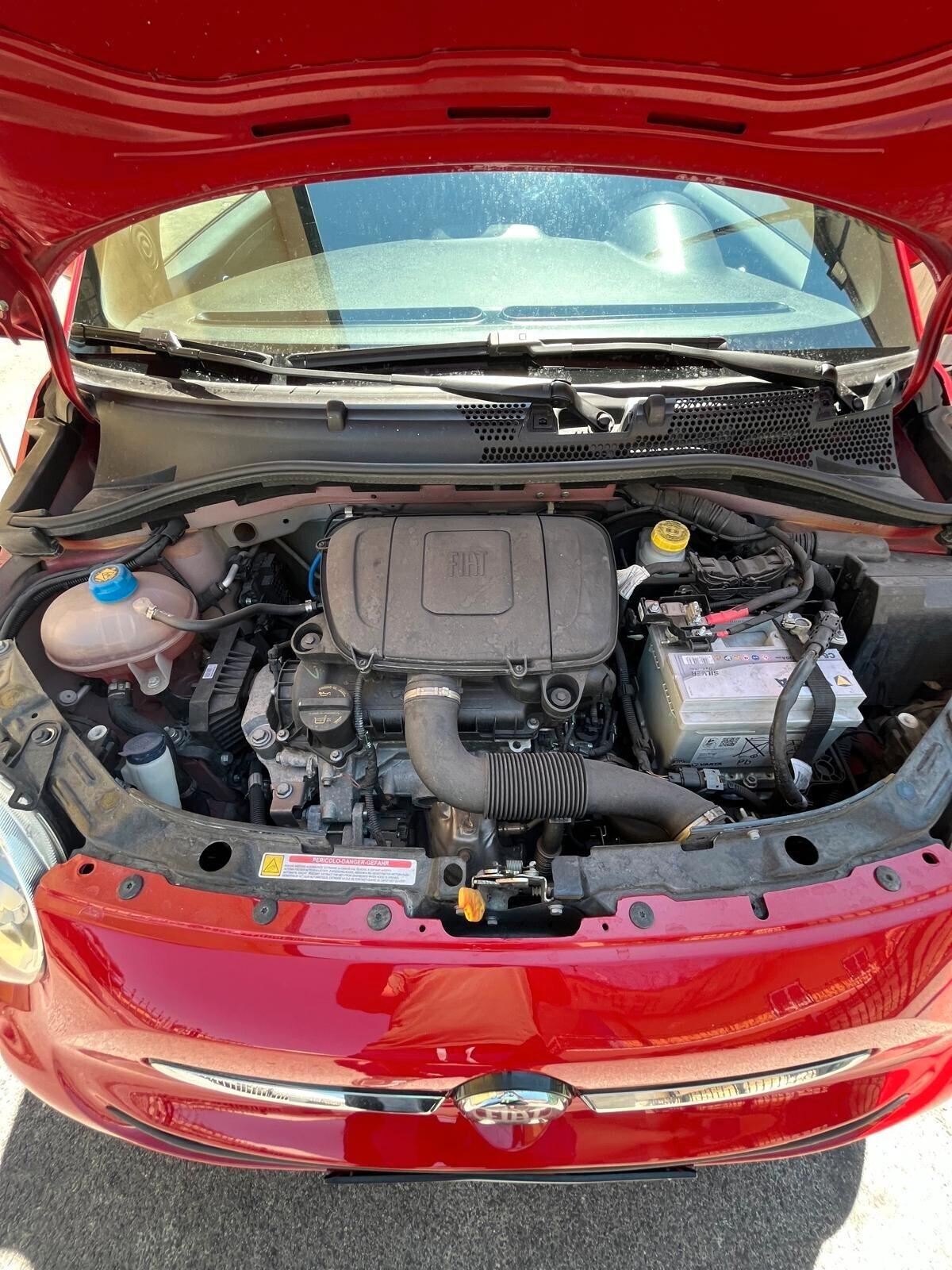 Fiat 500 1.0 Hybrid Red