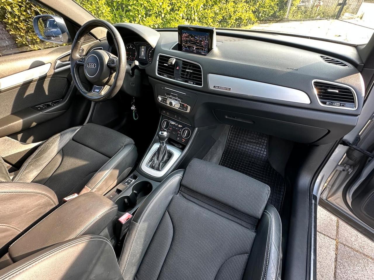 Audi Q3 2.0 TDI 150 CV quattro STRONIC S-LINE INT-ESTERNO 2015 FARI matrix LED-INT PELLE