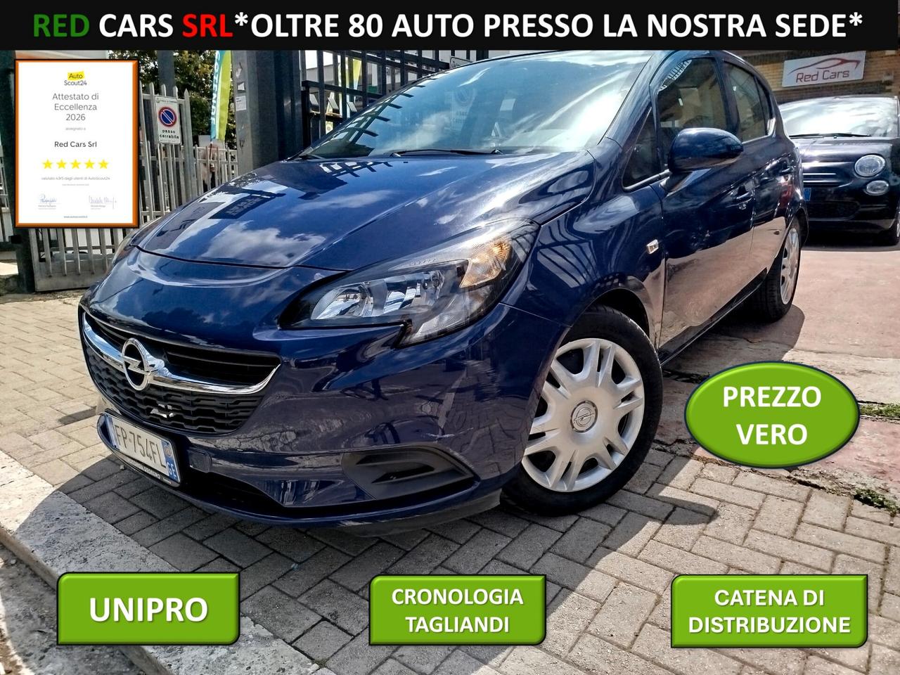 OPEL CORSA 1.2 BENZ *PREZZO VERO fino al 23 maggio* 5 PORTE - KM CERTI