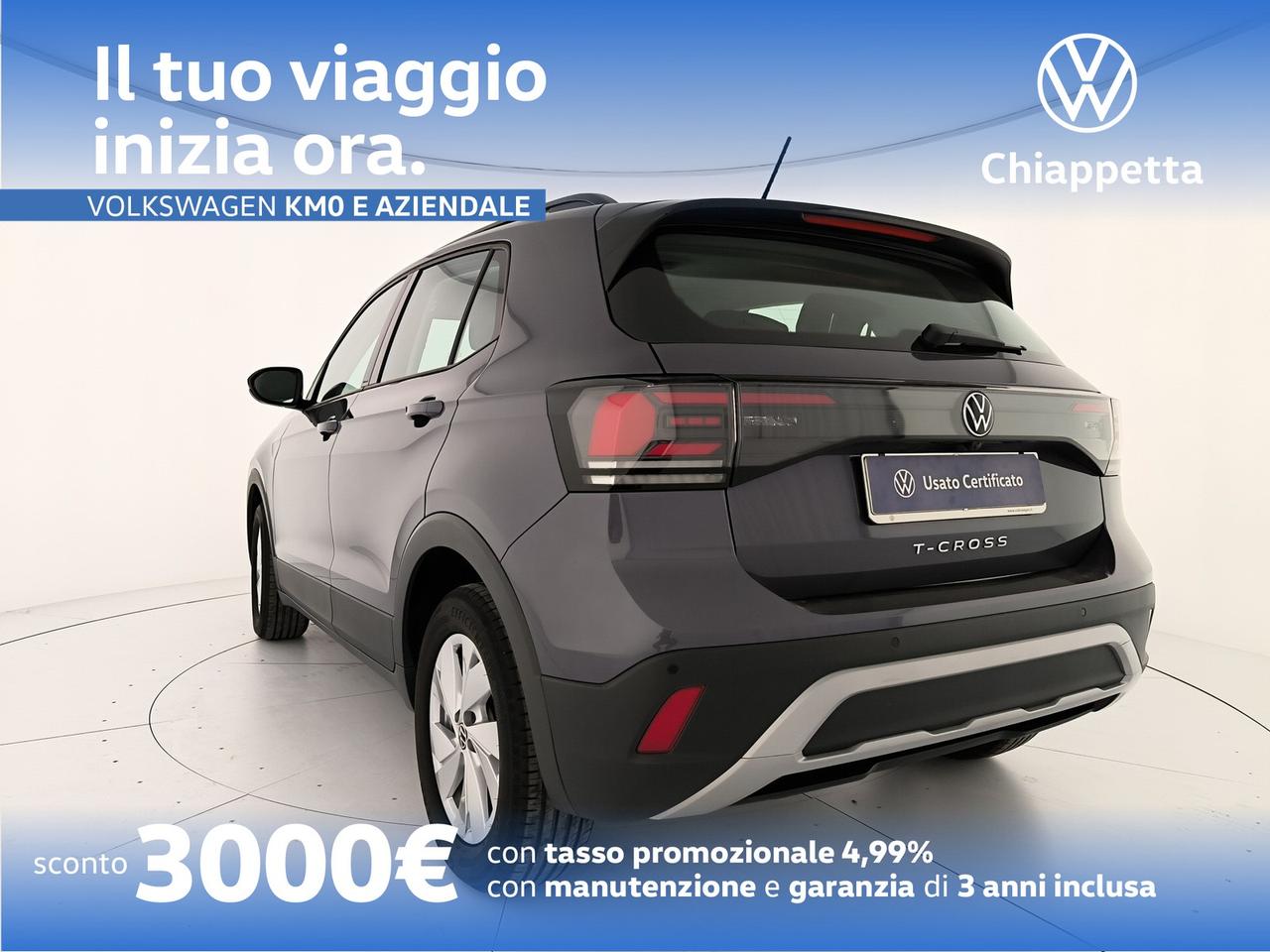 Volkswagen T-Cross 1.0 tsi life 95cv