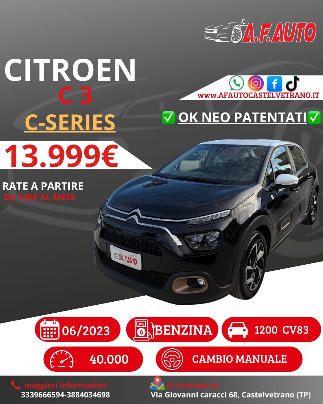 Citroen C3 PureTech 83 S&S C-Series