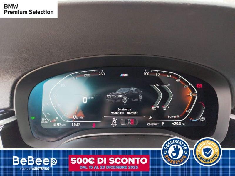 BMW Serie 5 540D MHEV 48V XDRIVE MSPORT AUTO