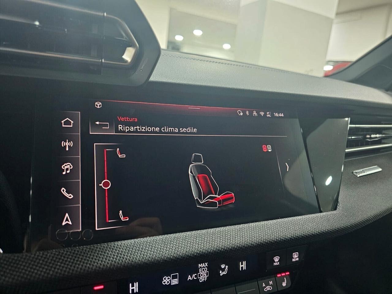 NUOVA AUDI A3 SPORTBACK SPB S-LINE 35TDI 150CV S-TRONIC BLACK -LUCI- SONOS- SEDILI ELETTRICI-RISCALDATI-MASSAGGIANTI