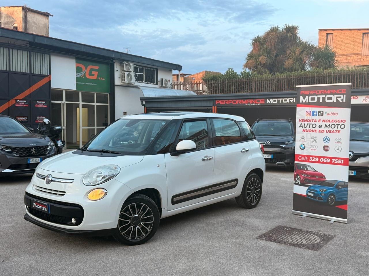 Fiat 500L 1.3 Multijet 85 CV Panoramic Edition Bianco Gelato