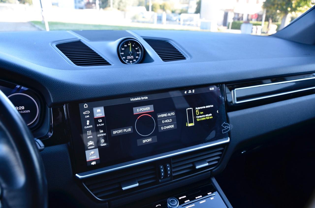 PORSCHE CAYENNE 3.0 E-HYBRID PHEV PLUG-IN 462cv TIPTRONIC, PERFETTE CONDIZIONI, SERVICE PORSCHE, UFF ITALIANA, TETTO, HI-FI BOSE, SPORT CHRONO, FARI LED, RETROCAMERA, 21", PERMUTE