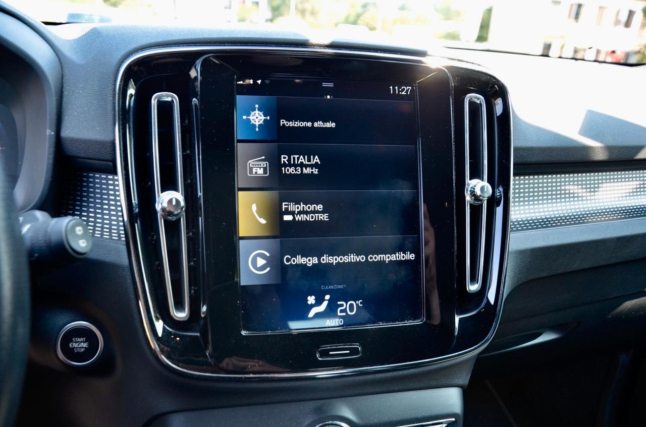 VOLVO XC40 2.0 d4 R-DESIGN AWD 190cv GEARTRONIC, EURO 6D, UFF ITALIANA, SERVICE DIMOSTRABILI, FULL LED, RETROCAMERA, APPLE ANDROID, PERMUTE
