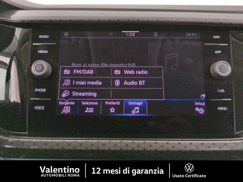 Volkswagen T-Cross T-Cross 1.0 TSI DSG 110 CV Advanced