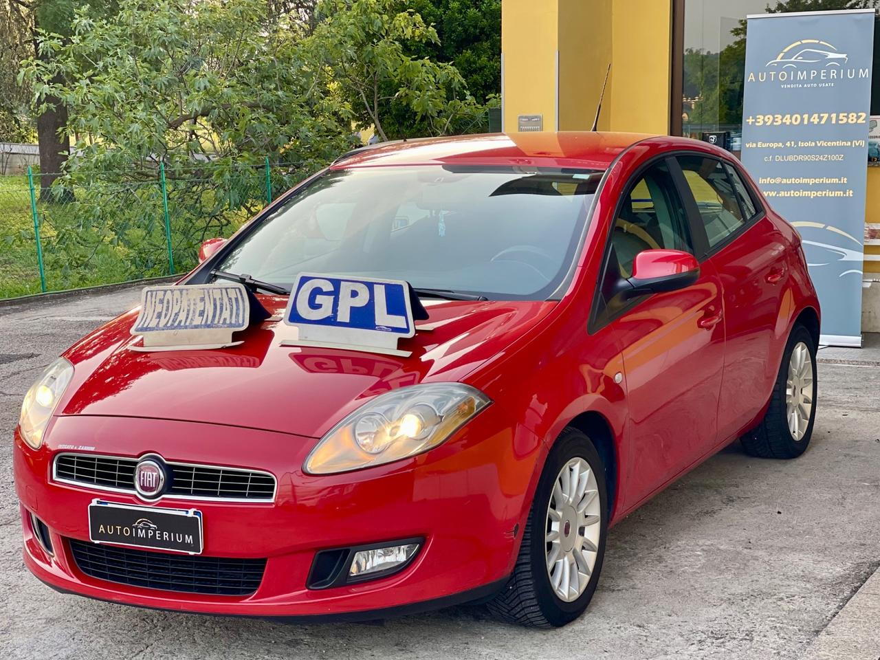 Fiat Bravo 1.4 B/GPL Active OK NEOPATENTATI UNIPROP