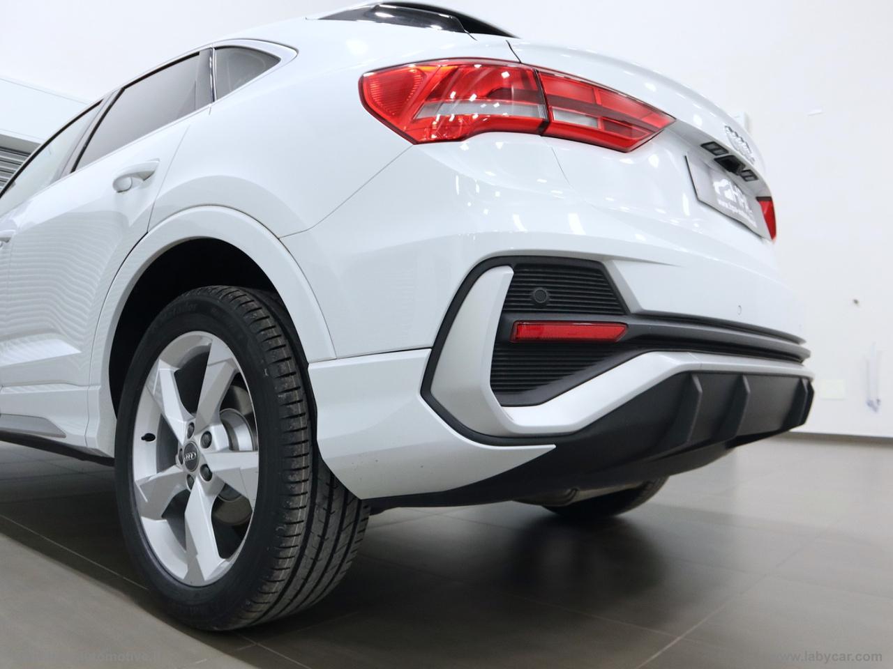 AUDI Q3 SPORTBACK 2.0TDI S-tronic S-Line LED NAVI PELLE CERCHI 19 RETROCAMERA