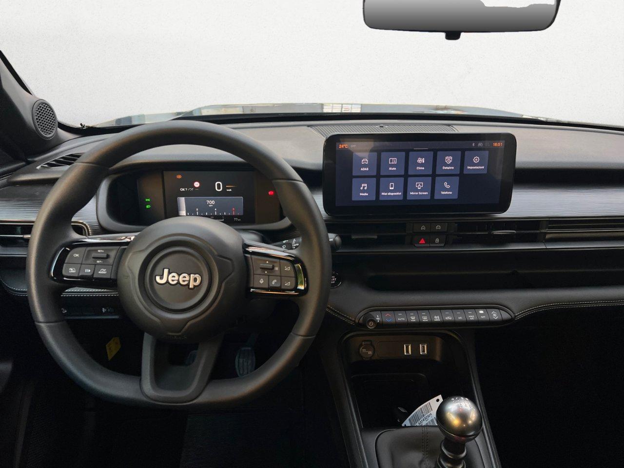 Jeep Avenger 1.2 turbo Longitude fwd 100cv 2027 KM0