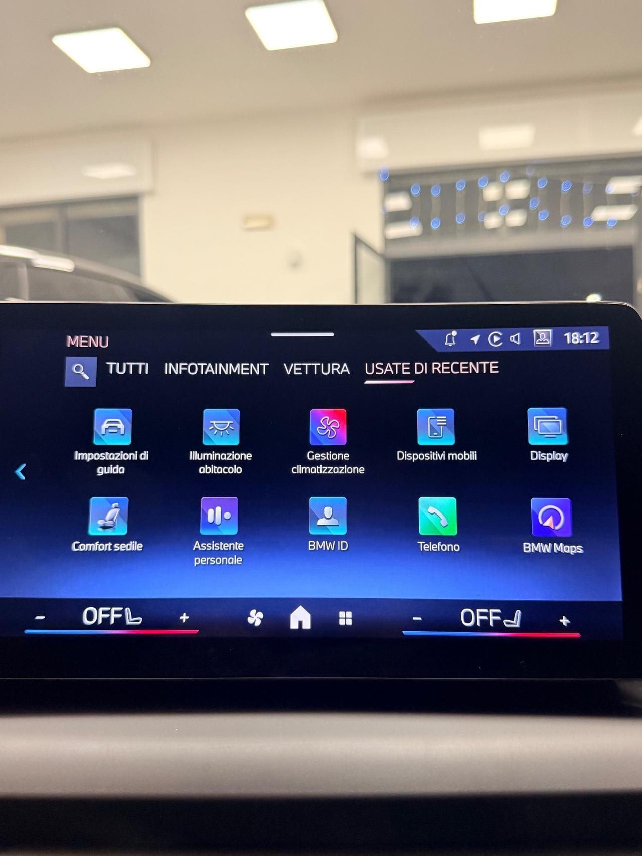 Bmw 118 118d MSport design LUCI SOFFUSE,APPLE CARPLAY,TELECAMERA.NAVI,GARANZIA UFFICIALE 24 MESI