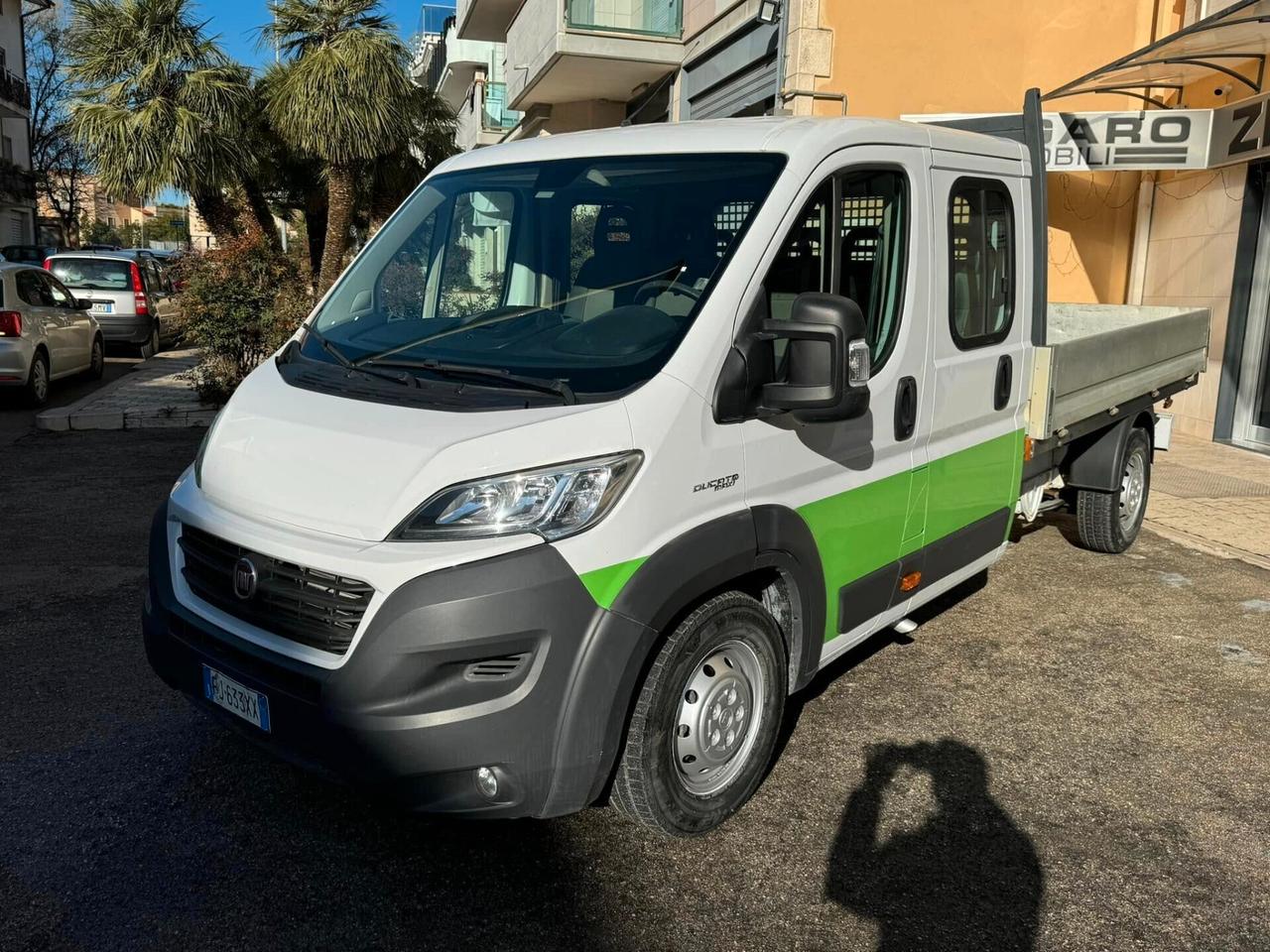 FIAT DUCATO 2.3 MJ 130CV. CASSONATO DOPPIA CABINA 7 POSTI