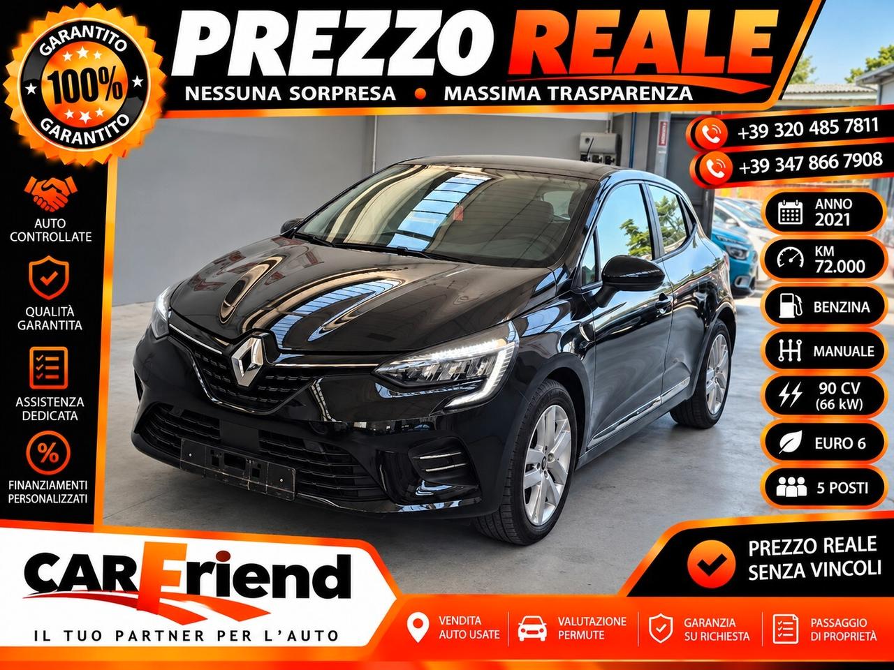 Renault Clio TCe 90 CV 5 porte Life