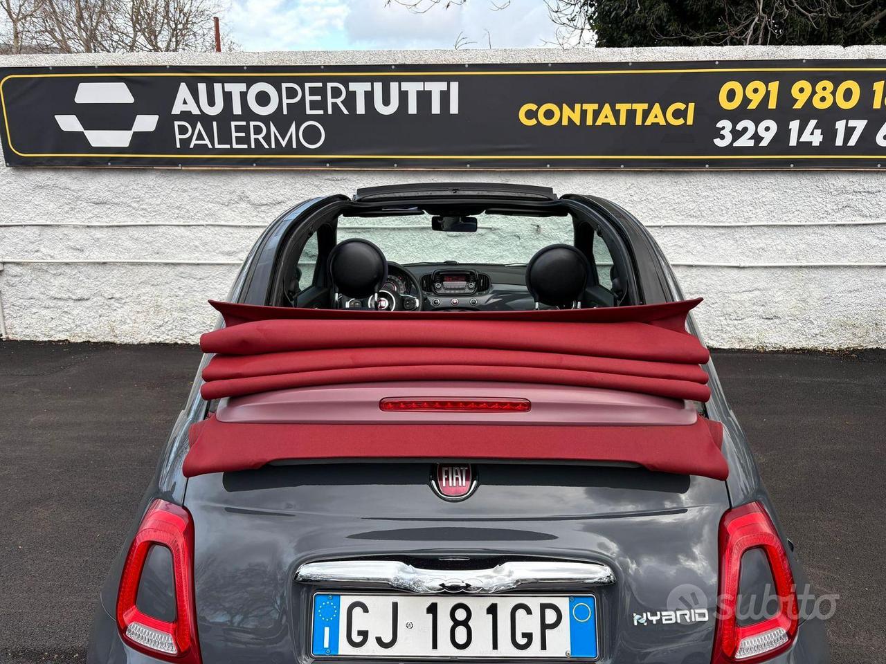 FIAT 500 C 1.0 Hybrid Dolcevita (70CV) Cabri