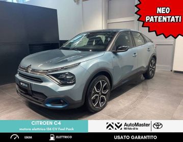 Citroën e-C4 e-C4 motore elettrico 136 CV Feel Pack - NEOPATENTATI