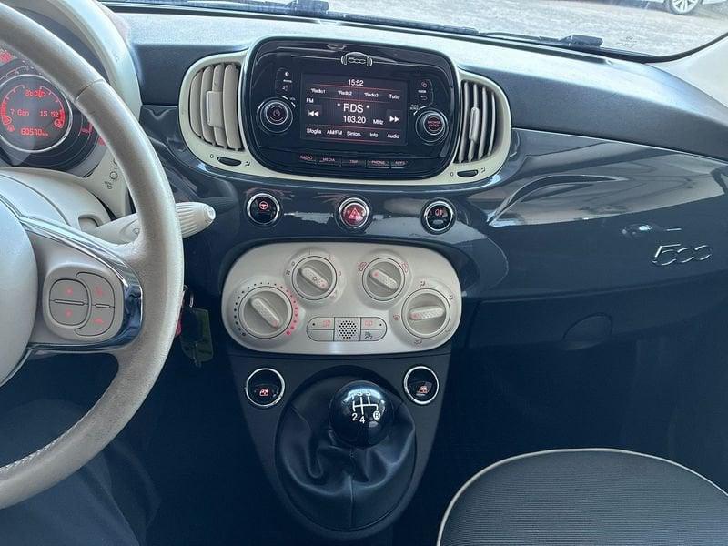 FIAT 500 III 2015 Benzina 1.2 Lounge 69cv my18