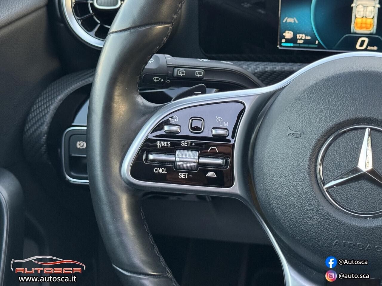 Mercedes Classe A 180 d Automatic TETTO-ACC-PELLE