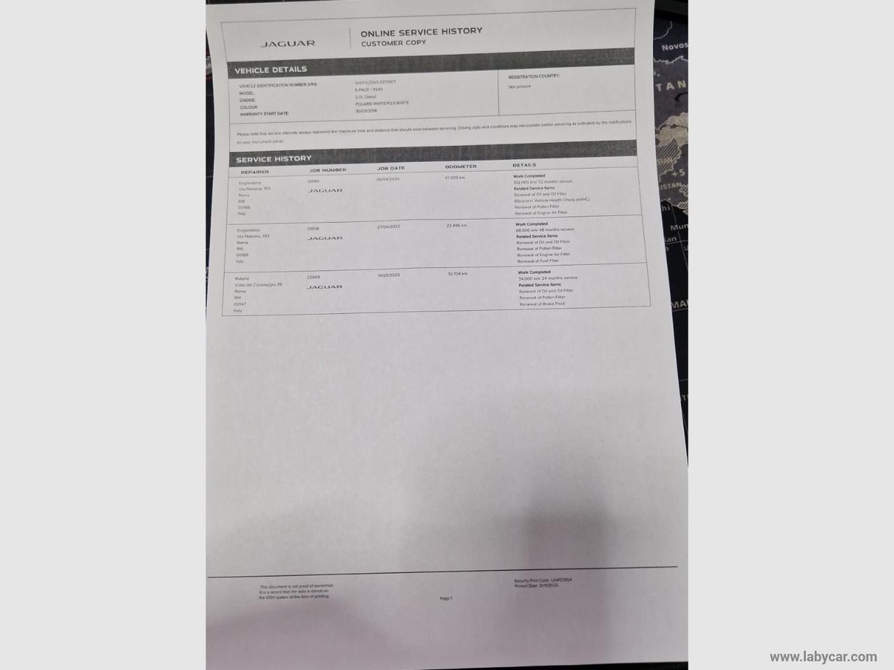 JAGUAR E-Pace 2.0D 150CV AWD