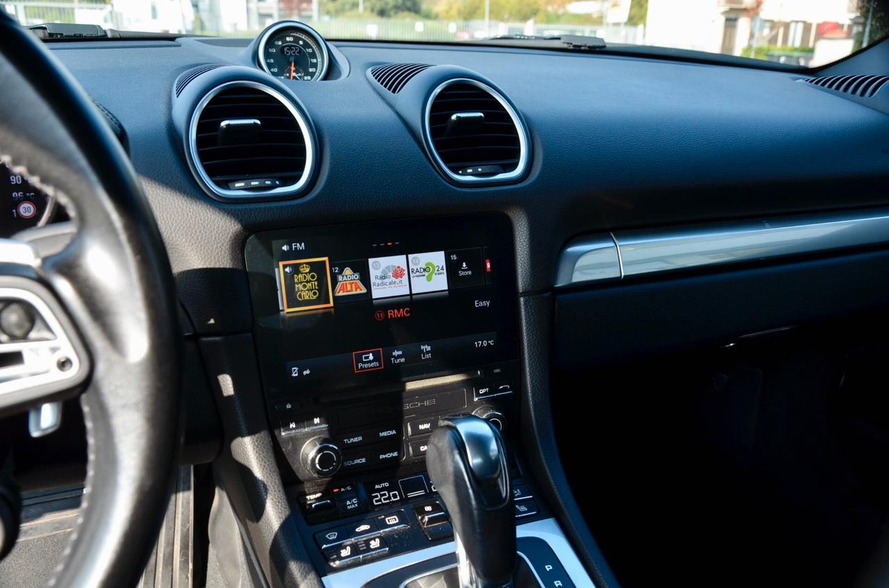 PORSCHE 718 BOXSTER S 2.5 350cv PDK, ECCELLENTI CONDIZIONI, PRIMA VERNICE, SERVICE PORSCHE, UFF ITALIANA, EURO 6C, HI-FI BOSE, SPORT CHRONO, FARI PDLS, PERMUTE