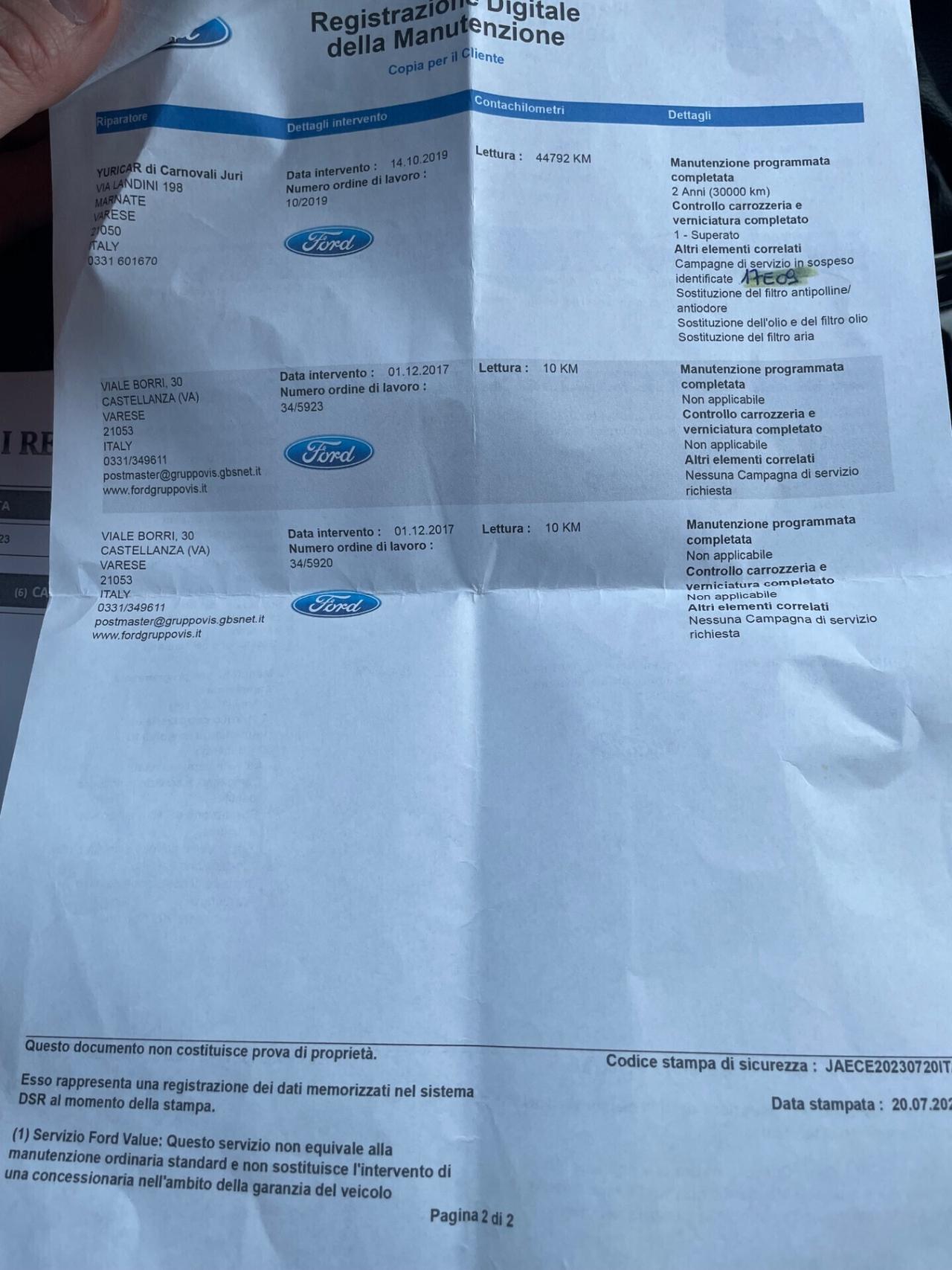 Ford Kuga 1.5 TDCI 120 CV S&S 2WD*Navi*Euro6 *Cerchi*