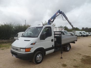 Iveco Daily 35c15 cassone fisso con gru
