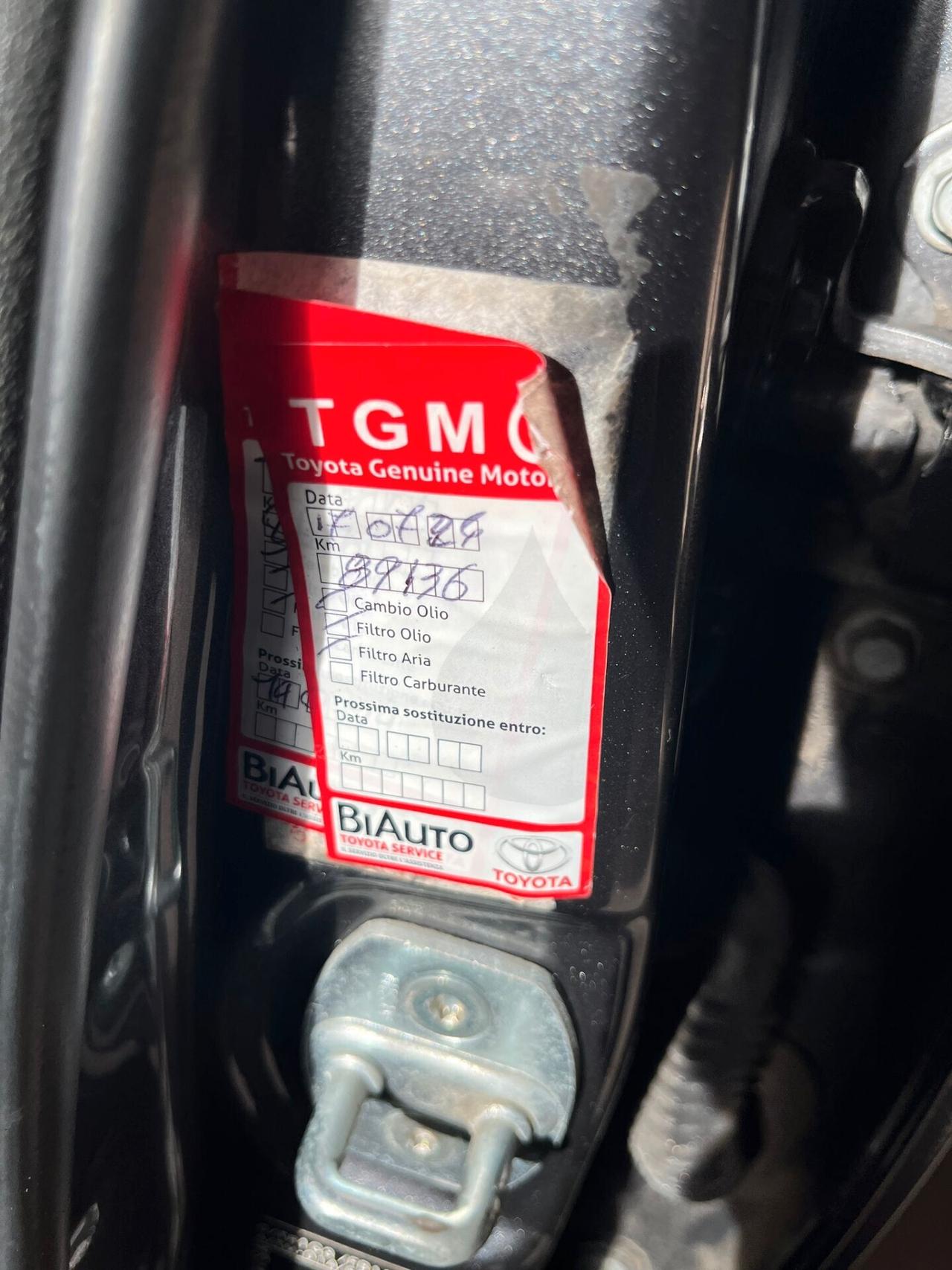 Toyota Verso 1.6 Sol CON SOLI 91.900 KM CERTIFICATI TOYOTA UNICO PROPRIETARIO