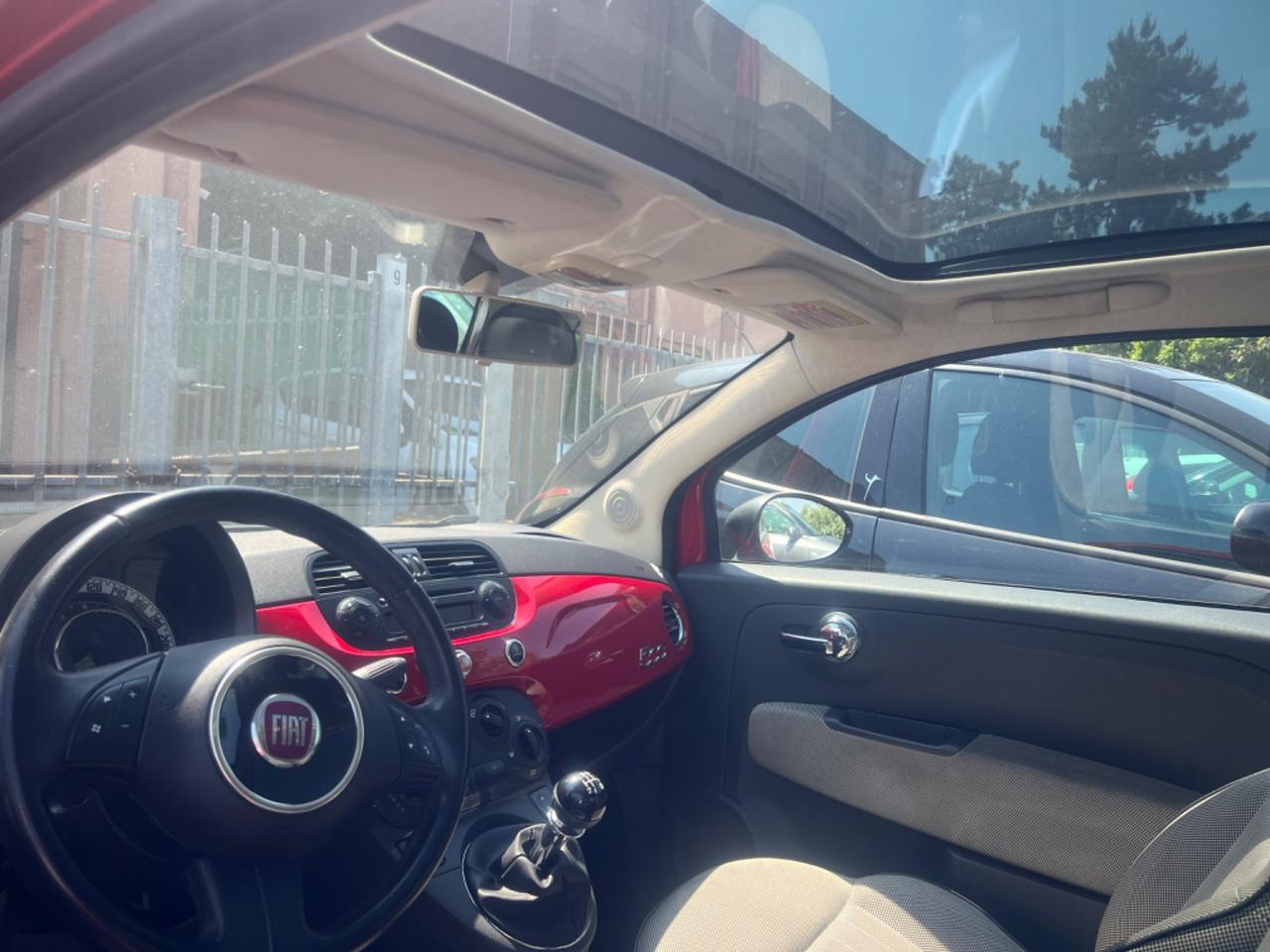 Fiat 500 1.2 euro5 tetto panoramico