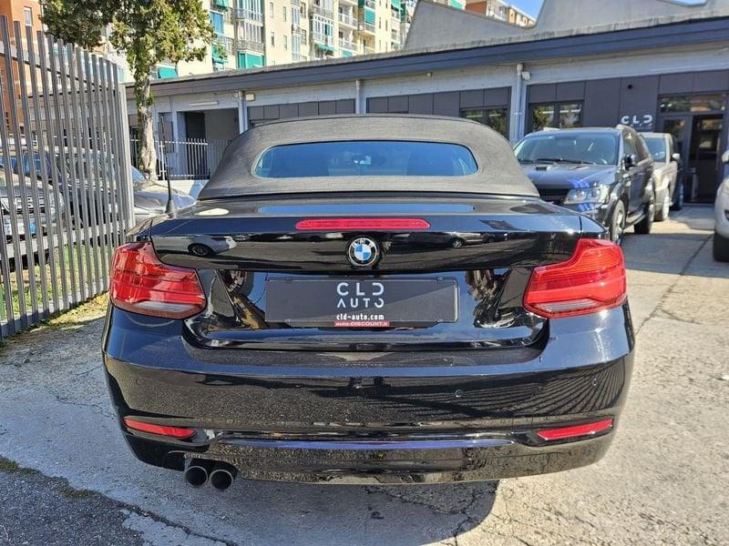 BMW Serie 2 220d Cabrio Luxury auto my18