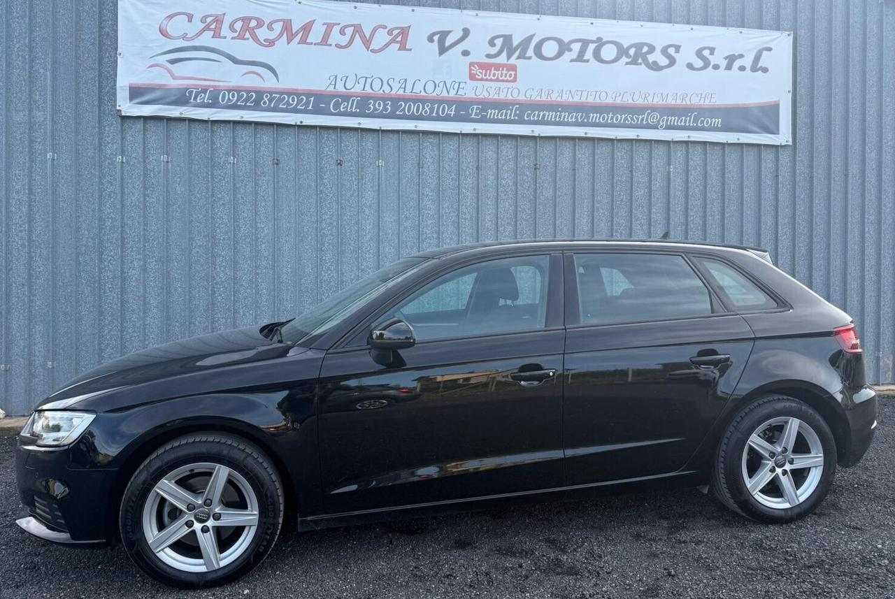 AUDI A3 SPB 1.6 TDI 115CV DSG7 SPORT