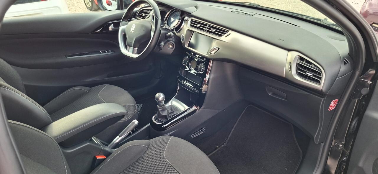 DS3 3 PureTech 82 So Chic NAVI/PELLE/TELEC. GARANZ.12MESI