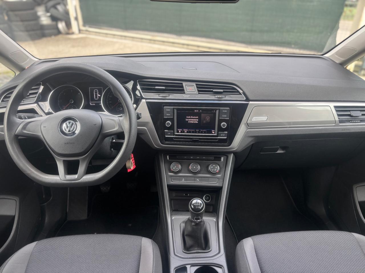 Volkswagen Touran 1.6 TDI 115 CV 7 posti km 180 mil anno 2019 euro 6