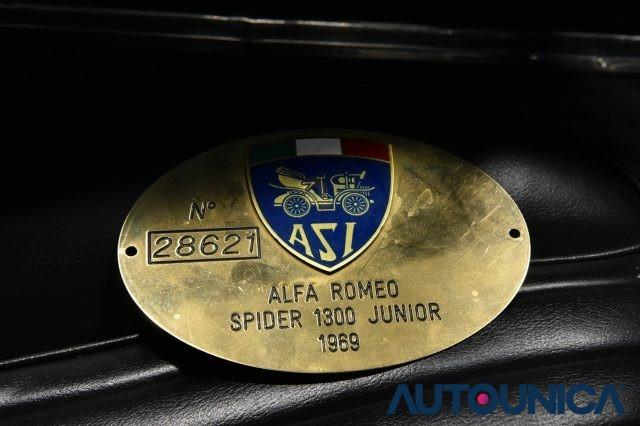 ALFA ROMEO Spider 1300 JUNIOR OSSO DI SEPPIA ASI TARGA ORO