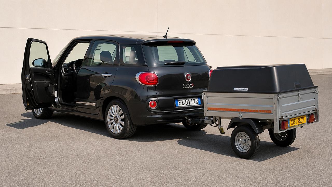 Fiat 500L 1.3 Multijet 2015 Diesel Gancio Traino Carrello Incluso