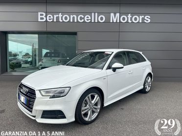 AUDI A3 SPB 35 TFSI 150cv S-TRONIC S-LINE SPORT SLINE